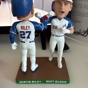 MLB Blue and White Figurine Set